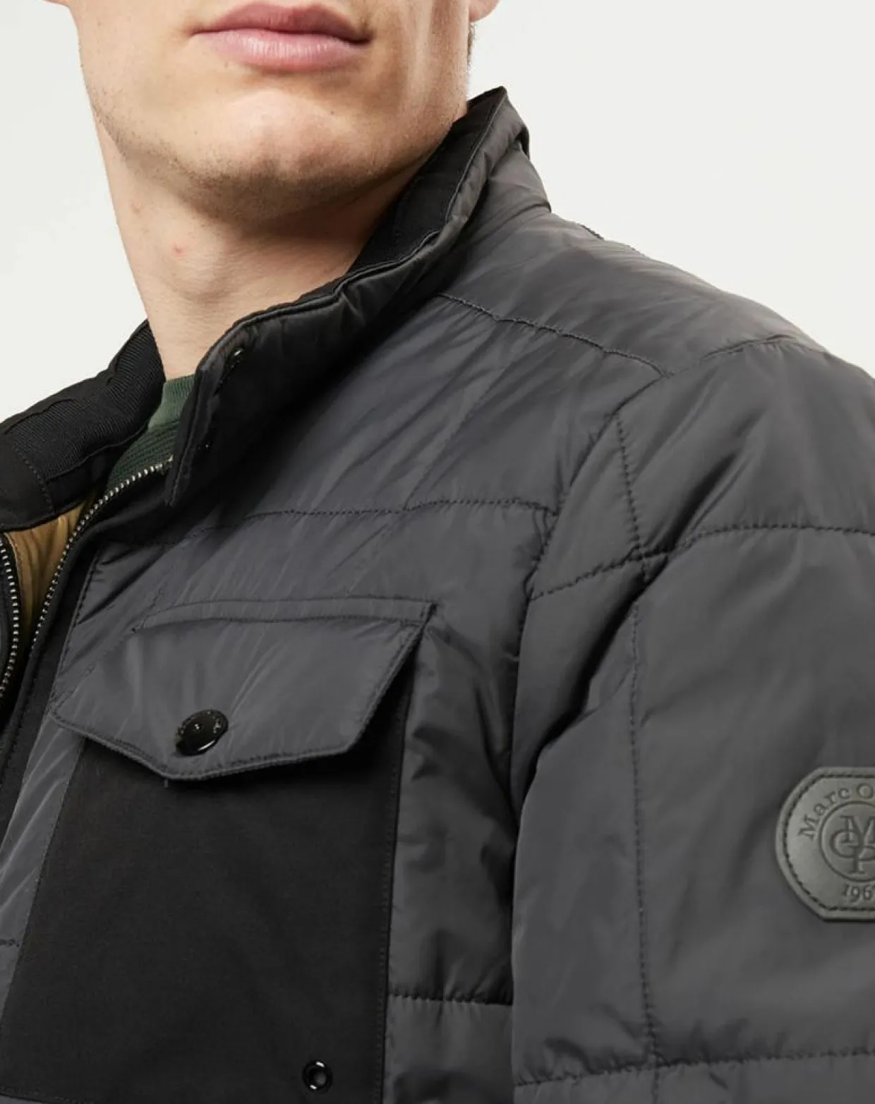 Blouson matelassé gris-Marc O'Polo Online