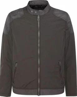 Blouson Motard Nylon marron/gris-Pepe Jeans New
