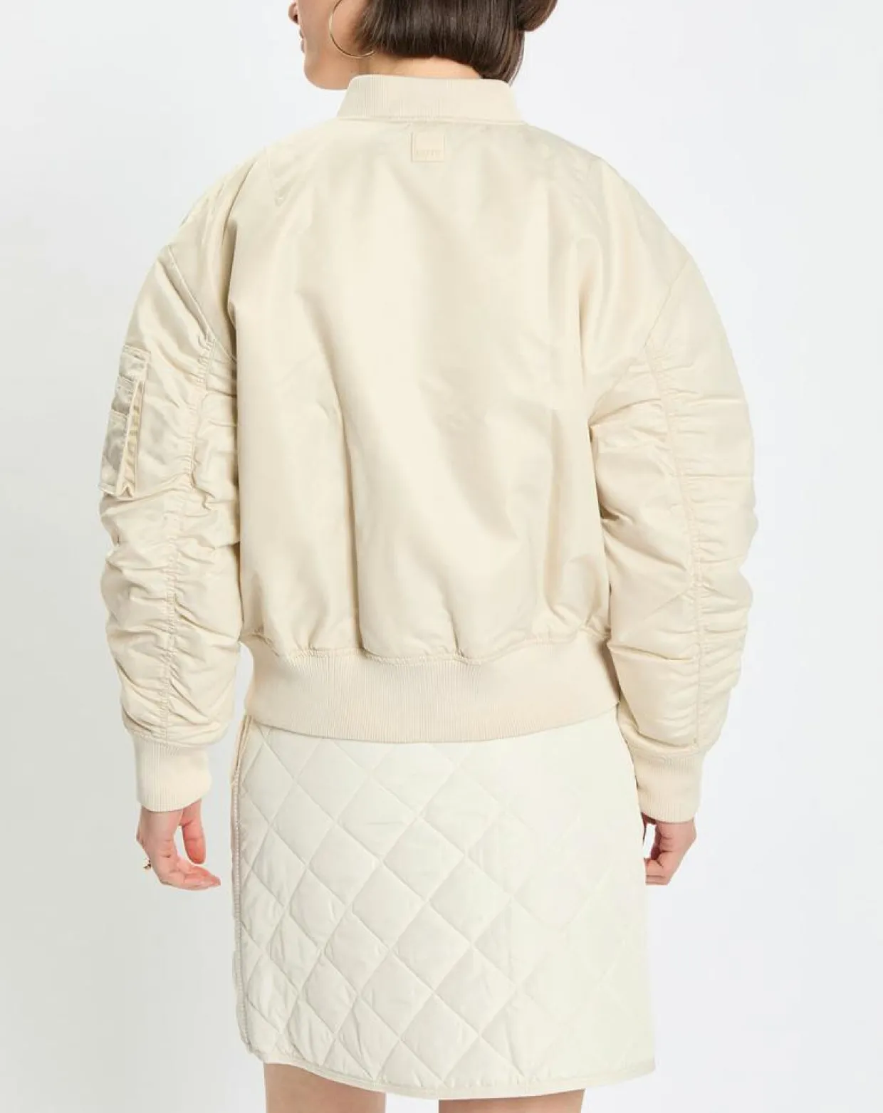 Femme Marc O'Polo Vestes, Blousons^Blouson Patch Logo beige