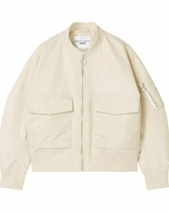 Femme Marc O'Polo Vestes, Blousons^Blouson Patch Logo beige