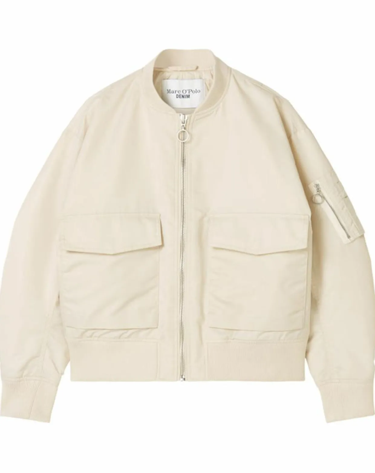 Femme Marc O'Polo Vestes, Blousons^Blouson Patch Logo beige