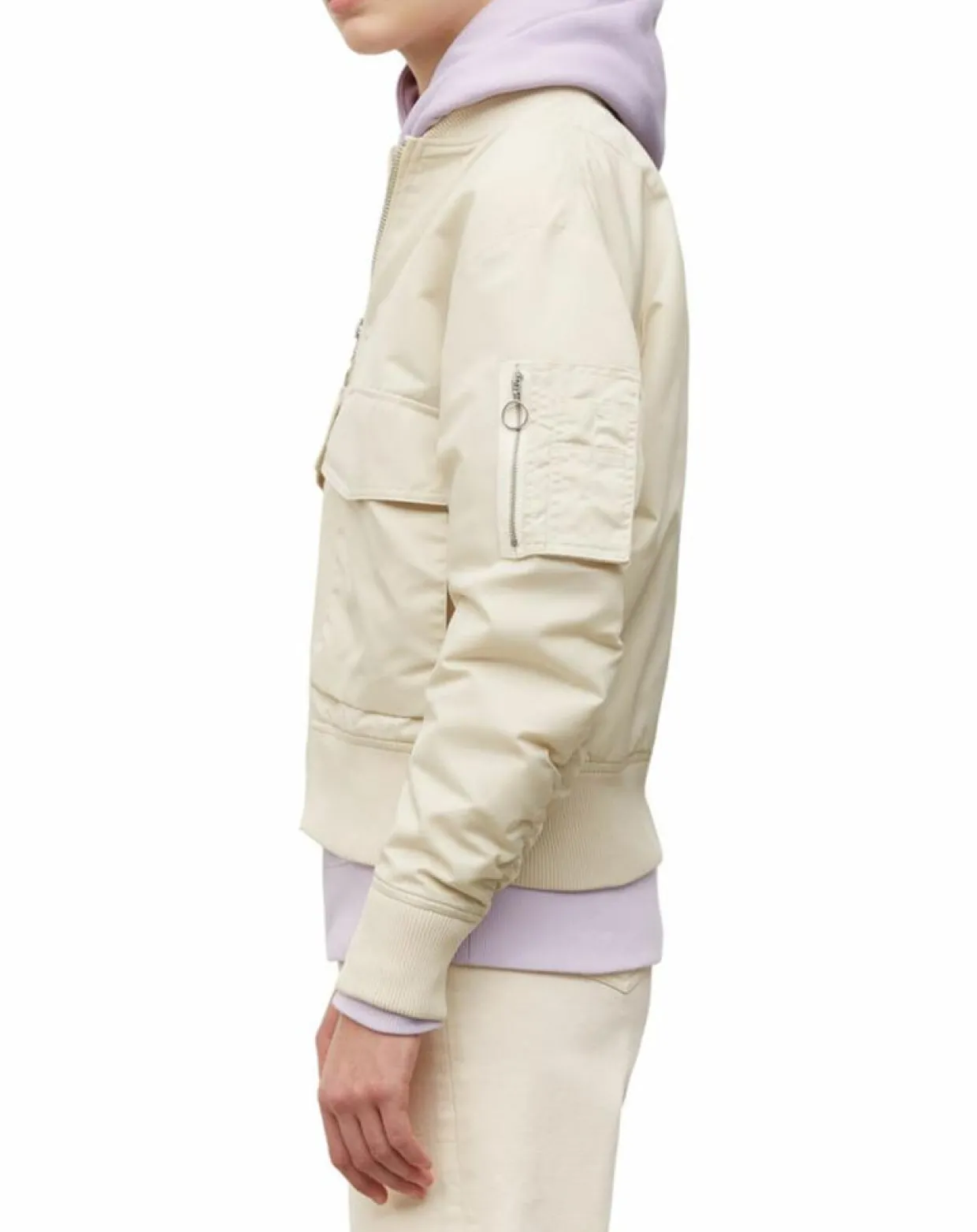 Femme Marc O'Polo Vestes, Blousons^Blouson Patch Logo beige