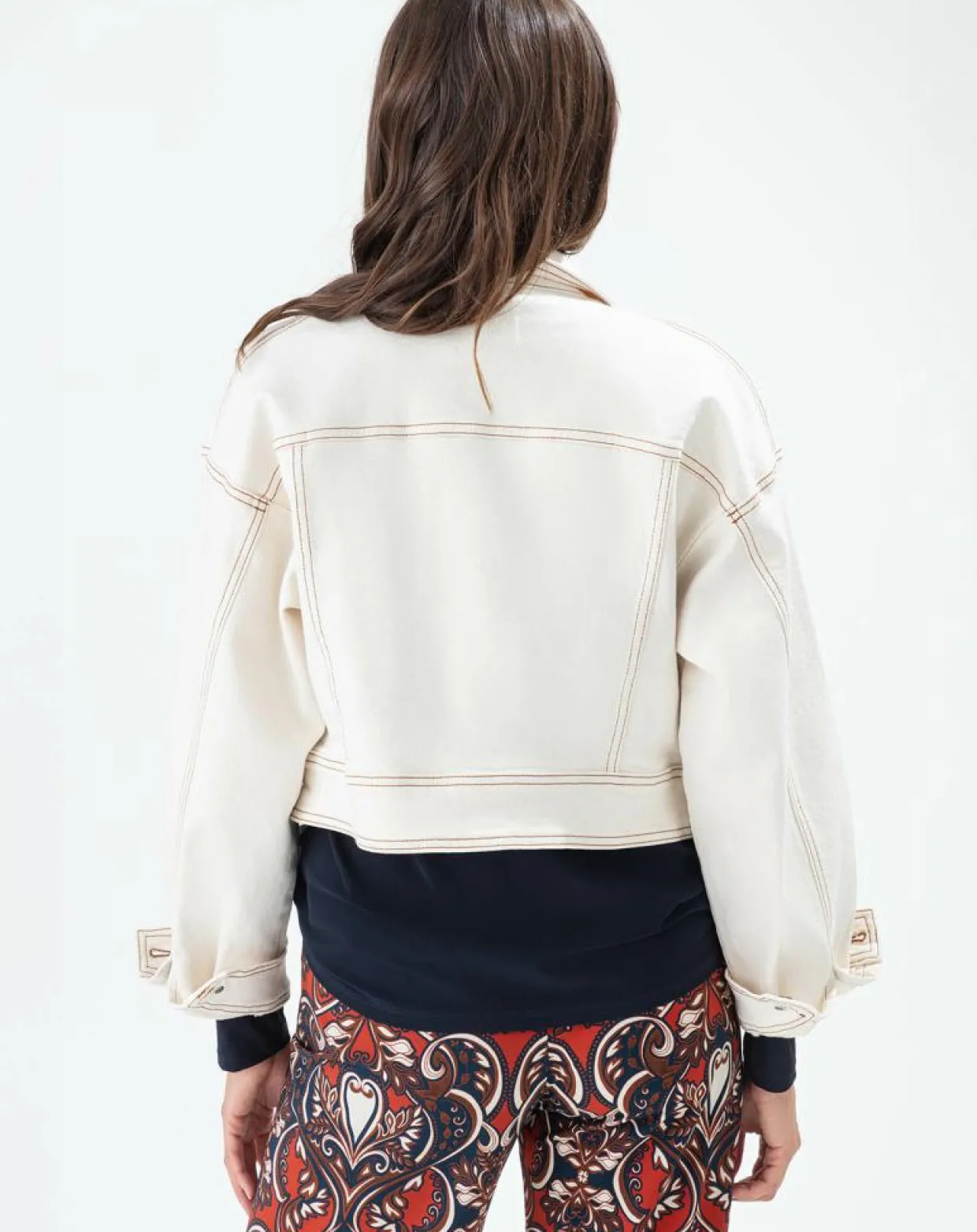 Blouson Penelope naturel/terracotta-Indies