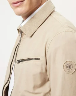 Homme Marc O'Polo Vestes, Blousons^Blouson Racer beige