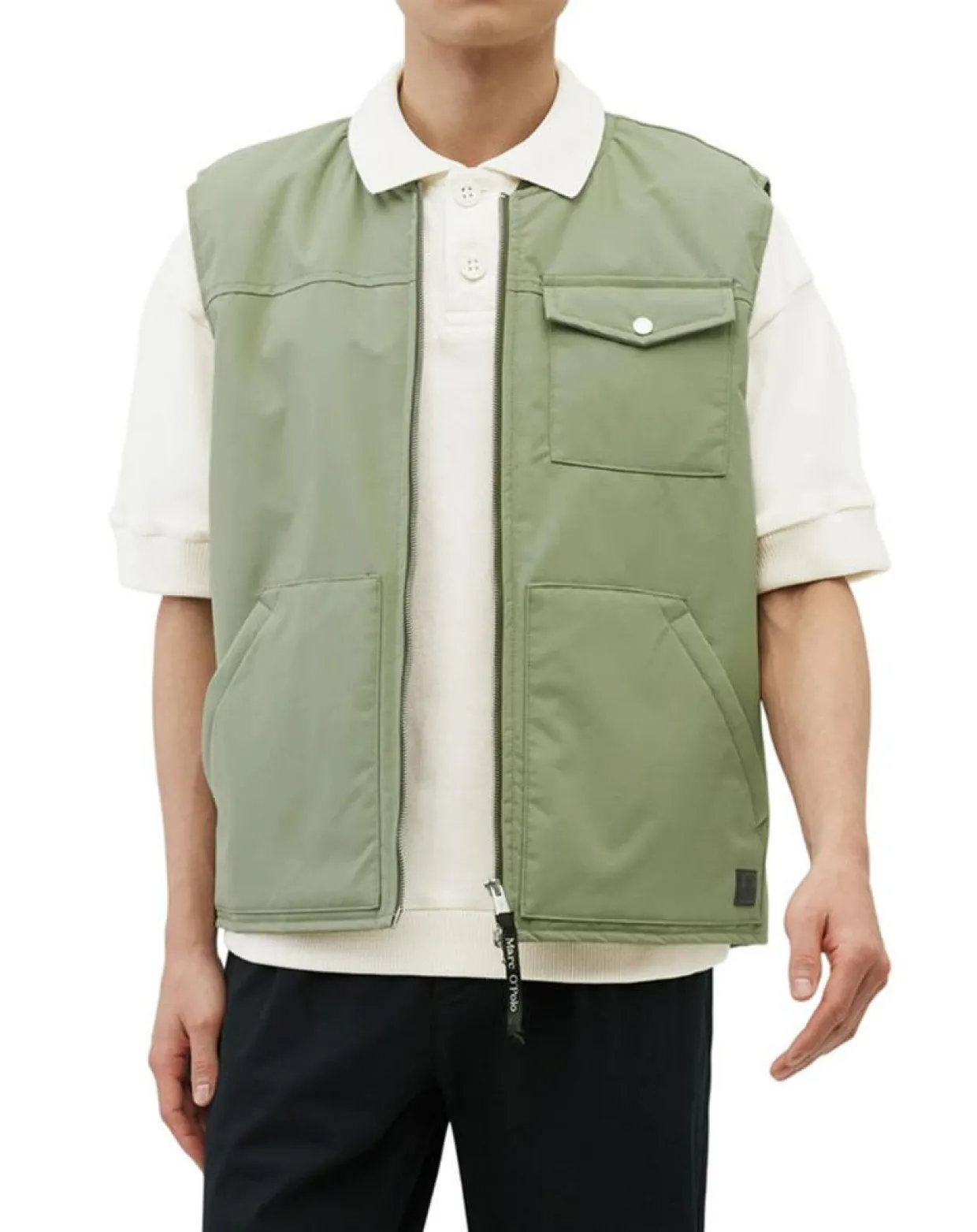 Blouson Sans manches Ecodown kaki clair-Marc O'Polo Outlet