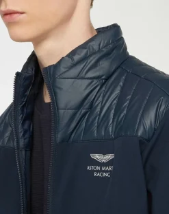 Homme Hackett London Vestes, Blousons^Blouson Soft Shell Aston Martin Racing bleu marine