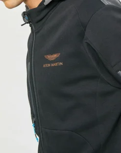Homme Hackett London Vestes, Blousons^Blouson Sweat Hybride Aston Martin Racing noir