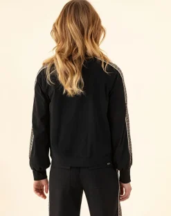 Blouson Wild noir/tweed-Indies Discount