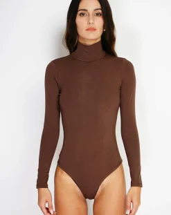 Body en Soie mélangée Judy café-Assuili Sale