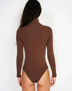 Body en Soie mélangée Judy café-Assuili Sale