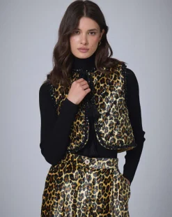 Femme Manoush Vestes, Blousons^Boléro en Velours Panther unique