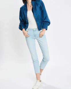 Femme Marc O'Polo Vestes, Blousons^Bomber Aviateur bleu