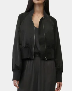 Femme Marc O'Polo Vestes, Blousons^Bomber Aviateur noir