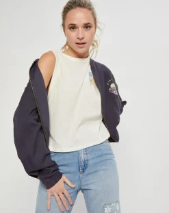 Femme Billabong Vestes, Blousons^Bomber Tropical Summer noir