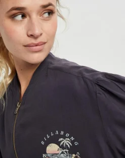 Femme Billabong Vestes, Blousons^Bomber Tropical Summer noir