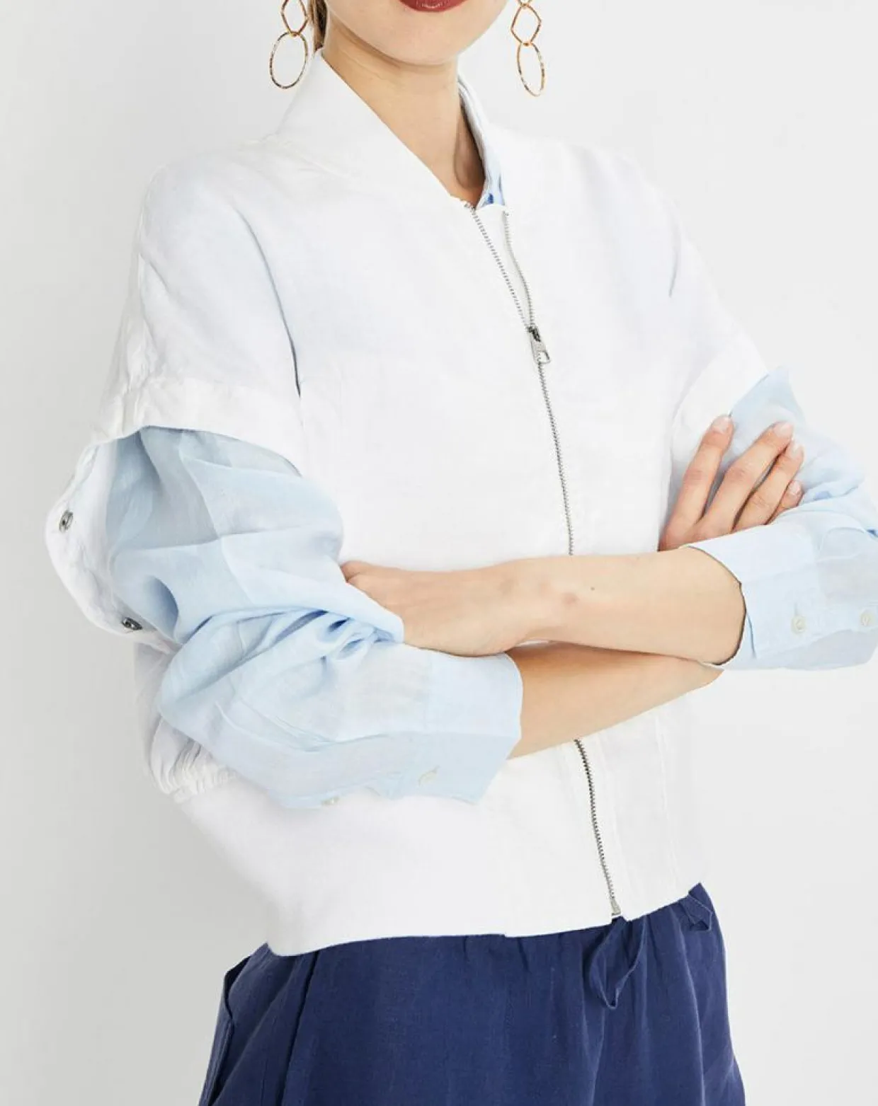 Bombers 100% Lin Kl blanc-Marc O'Polo Best