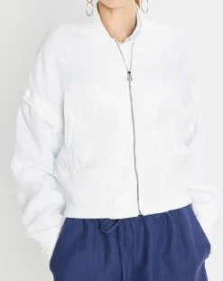 Bombers 100% Lin Kl blanc-Marc O'Polo Best