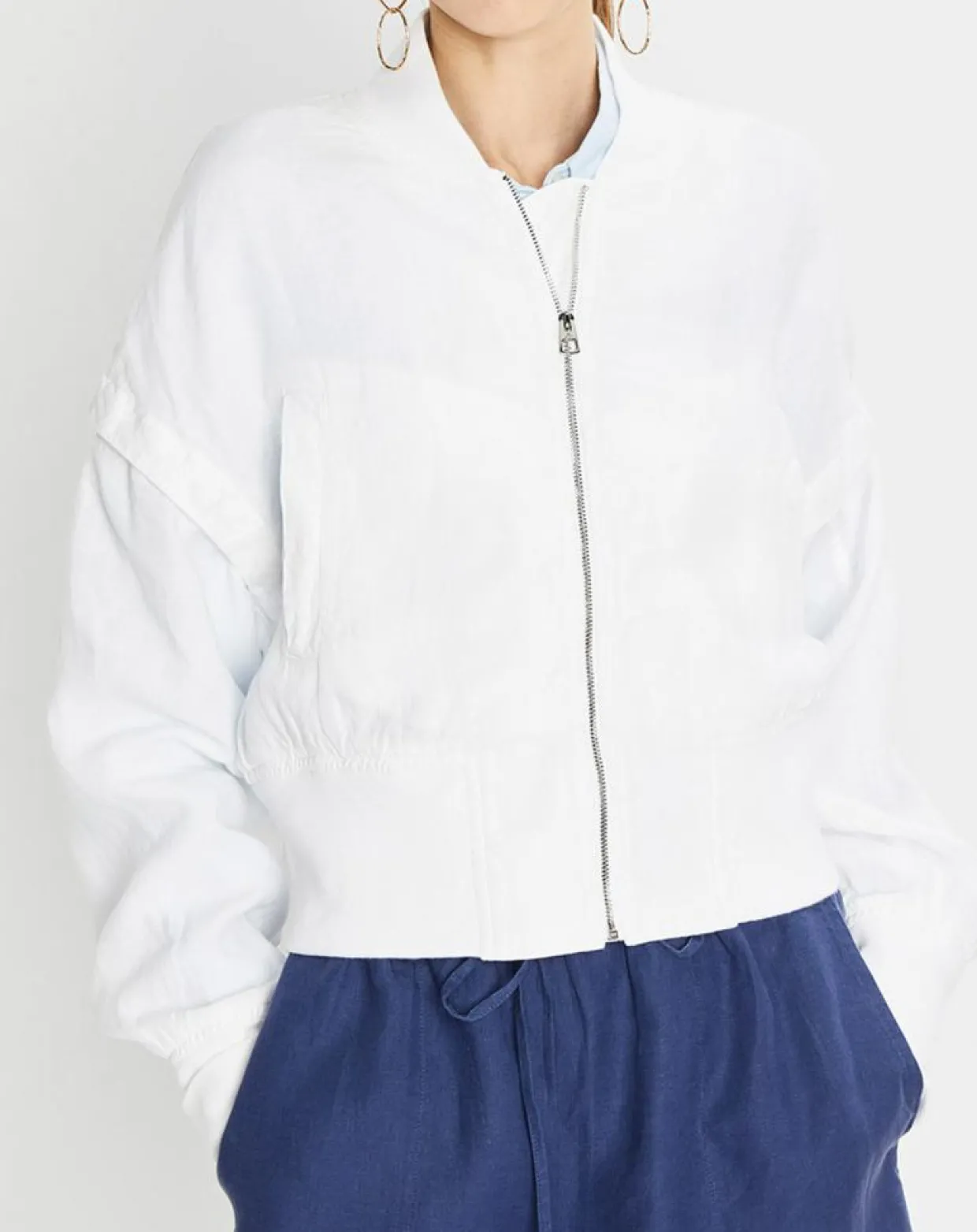 Bombers 100% Lin Kl blanc-Marc O'Polo Best