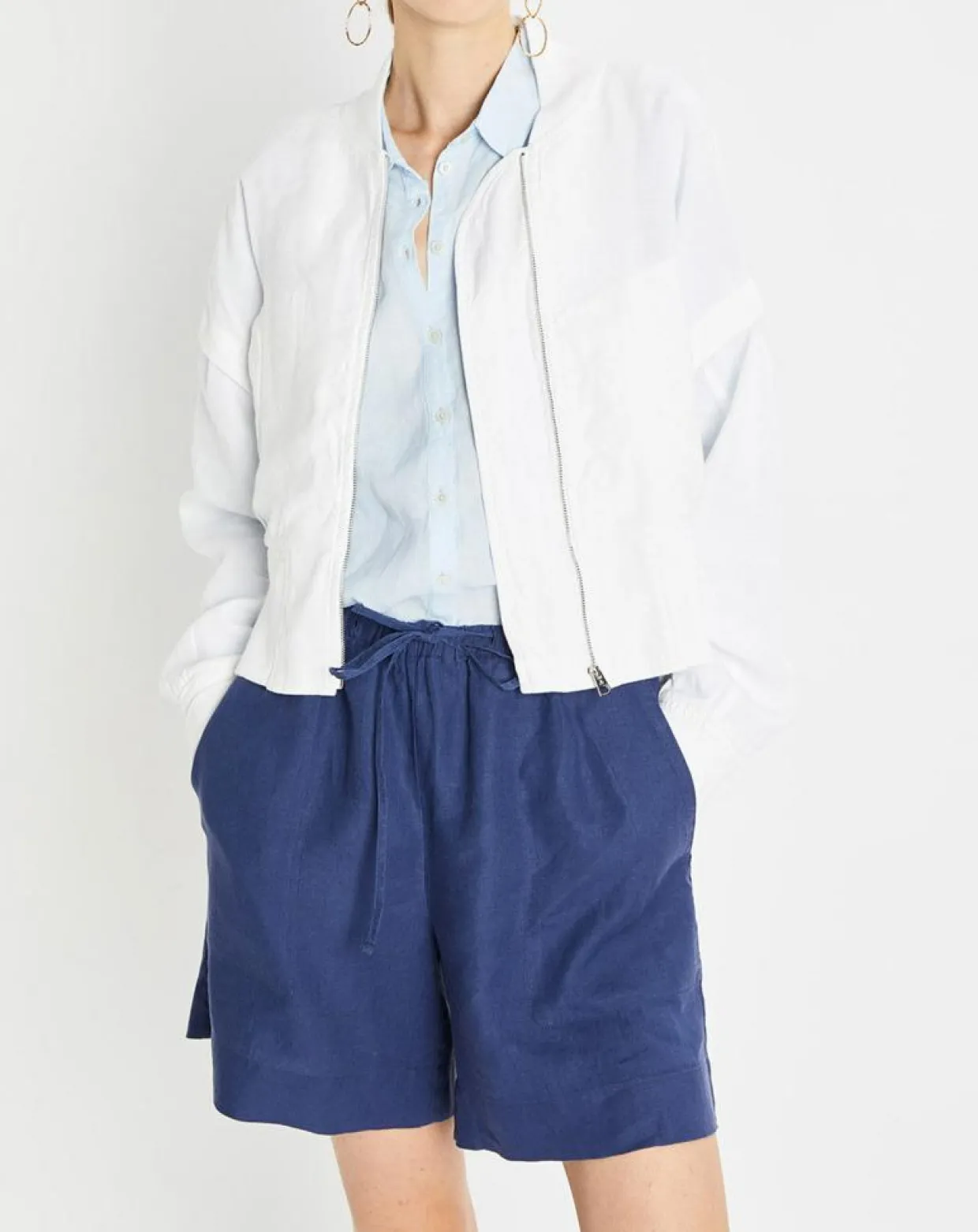 Bombers 100% Lin Kl blanc-Marc O'Polo Best