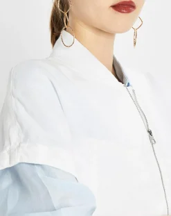 Bombers 100% Lin Kl blanc-Marc O'Polo Best
