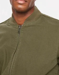 Homme Levi's® Vestes, Blousons^Bombers Hunters Point en Toile de coton verte