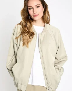 Femme Esprit Vestes, Blousons^Bombers léger beige
