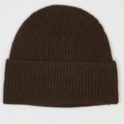 Femme Cashmere Tribu Chapeaux, Bonnets^Bonnet 100% Cachemire maille perle Bonny brownie