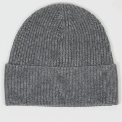 Femme Cashmere Tribu Chapeaux, Bonnets^Bonnet 100% Cachemire maille perle Bonny gris