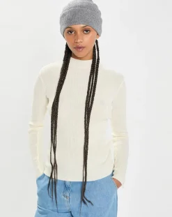 Femme Cashmere Tribu Chapeaux, Bonnets^Bonnet 100% Cachemire maille perle Bonny gris