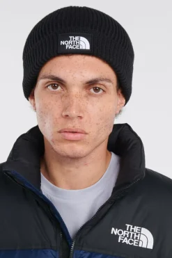 Bonnet à rembourrage avec logo TNF noir-The North Face Hot