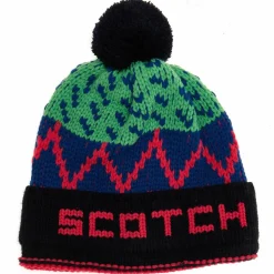 Bonnet de ski rose/bleu/vert-Scotch & Soda