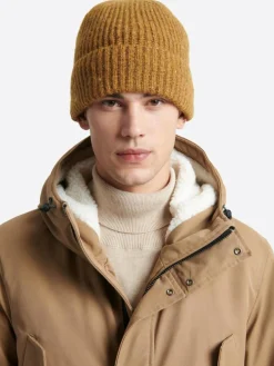 Homme Devred Chapeaux^Bonnet faux-uni jaune moutarde