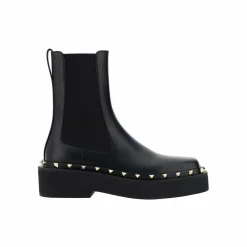 Boots Rockstud M-Way noires-Valentino Garavani Clearance