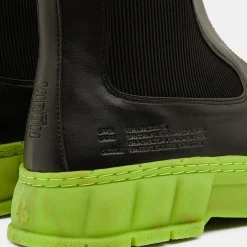 Femme Viron Bottines^Boots appleskin 1997 noir/vert