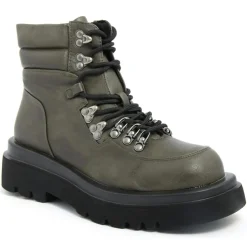 Femme Lab78 Bottines^Boots Capucine kaki - Talon 5 cm