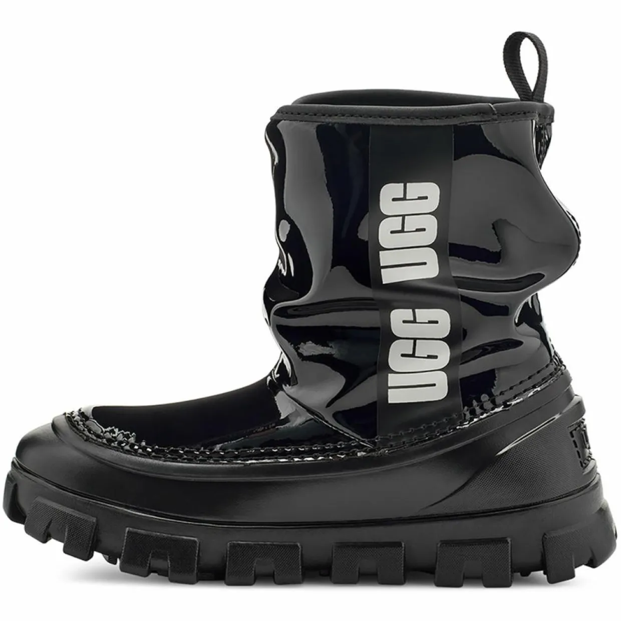 Boots Classic Brellah Mini doublés Laine noires-Ugg Online