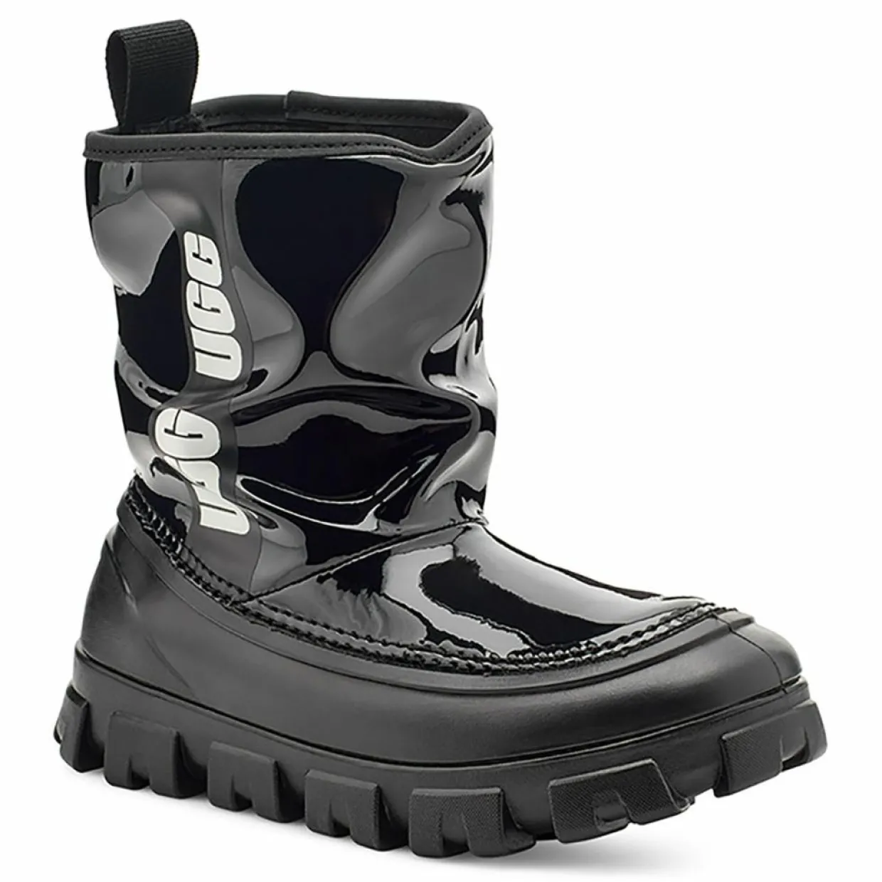 Boots Classic Brellah Mini doublés Laine noires-Ugg Online