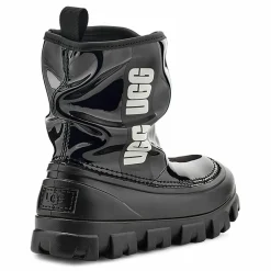 Boots Classic Brellah Mini doublés Laine noires-Ugg Online