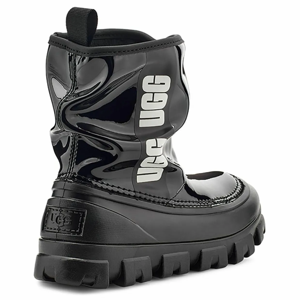 Boots Classic Brellah Mini doublés Laine noires-Ugg Online