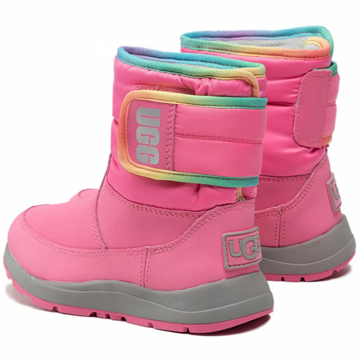 Boots doublées Polaire en Cuir imperméable Toty Weather roses-Ugg Hot
