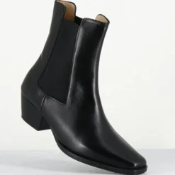 Boots en Cuir 1695 texas noires-Garrice Lab Online