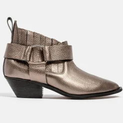 Femme L37 Bottines^Boots en Cuir Ain't The Same platine