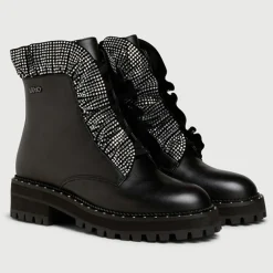 Femme Liu-Jo Bottines^Boots en Cuir Calfo noires