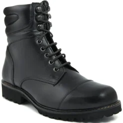 Boots en Cuir Cécile noires-Lab78 Best