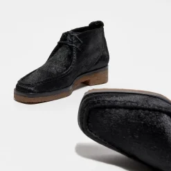 Femme Mari Giudicelli Bottines^Boots en Cuir Clark noires