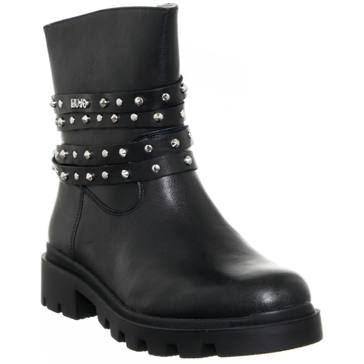 Femme Liu-Jo Bottines^Boots en Cuir Debbie noires