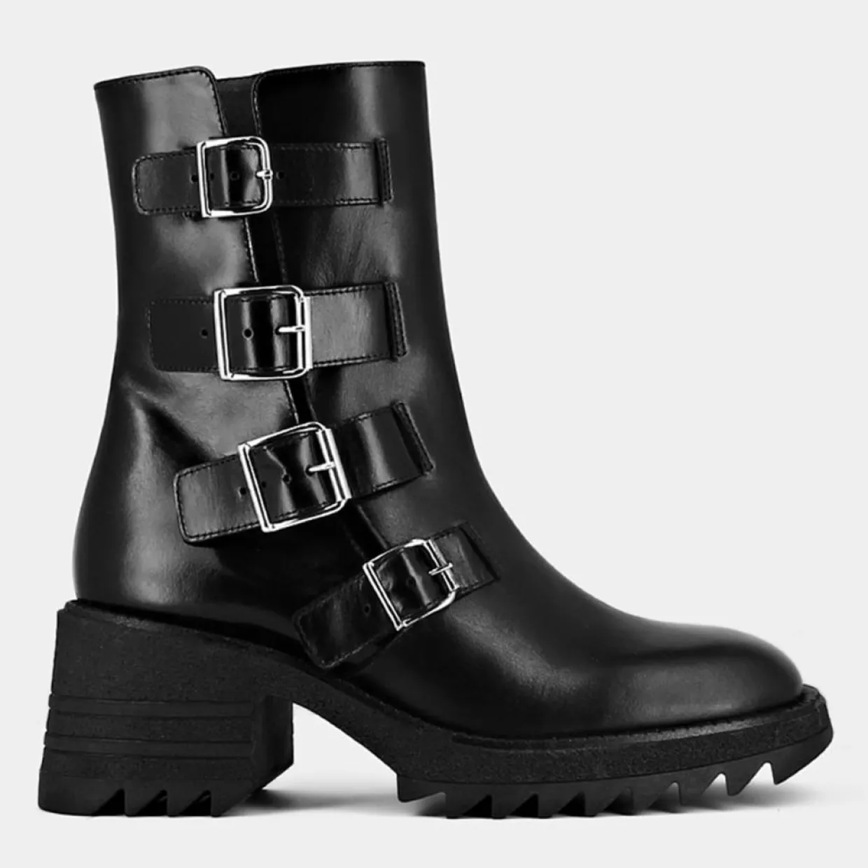Boots en Cuir Dovily noires - Talon 6.5 cm-Jonak Clearance