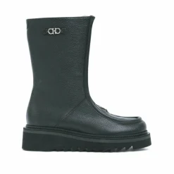 Boots en cuir Eurialo noires-Salvatore Ferragamo Hot