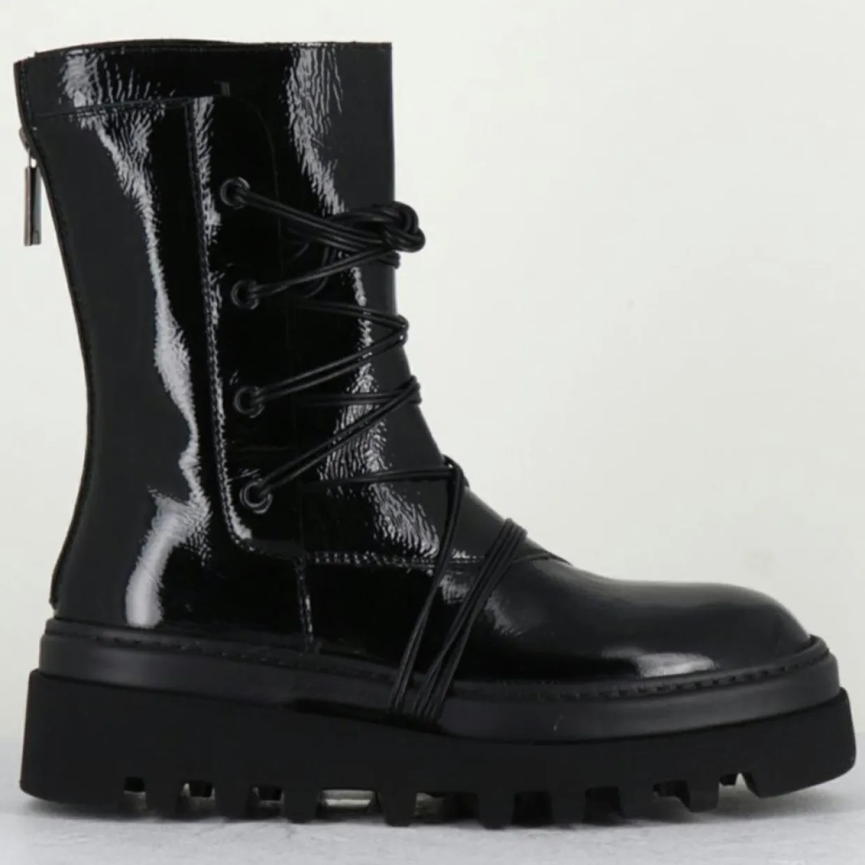 Femme Lemargo Bottines^Boots en Cuir ev noires