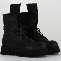 Femme Garrice Lab Bottines^Boots en Cuir hoto moka
